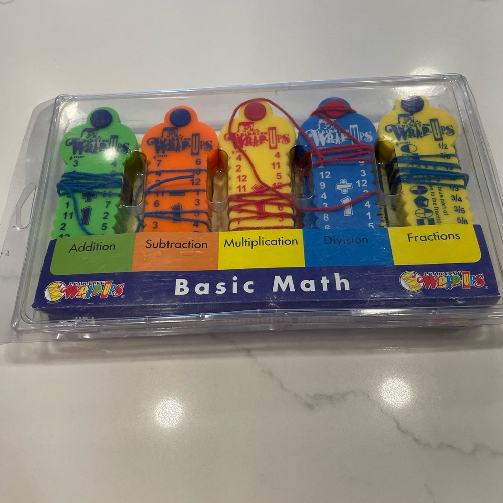 Basic Math Toy Set - Colorful Educational Tools
